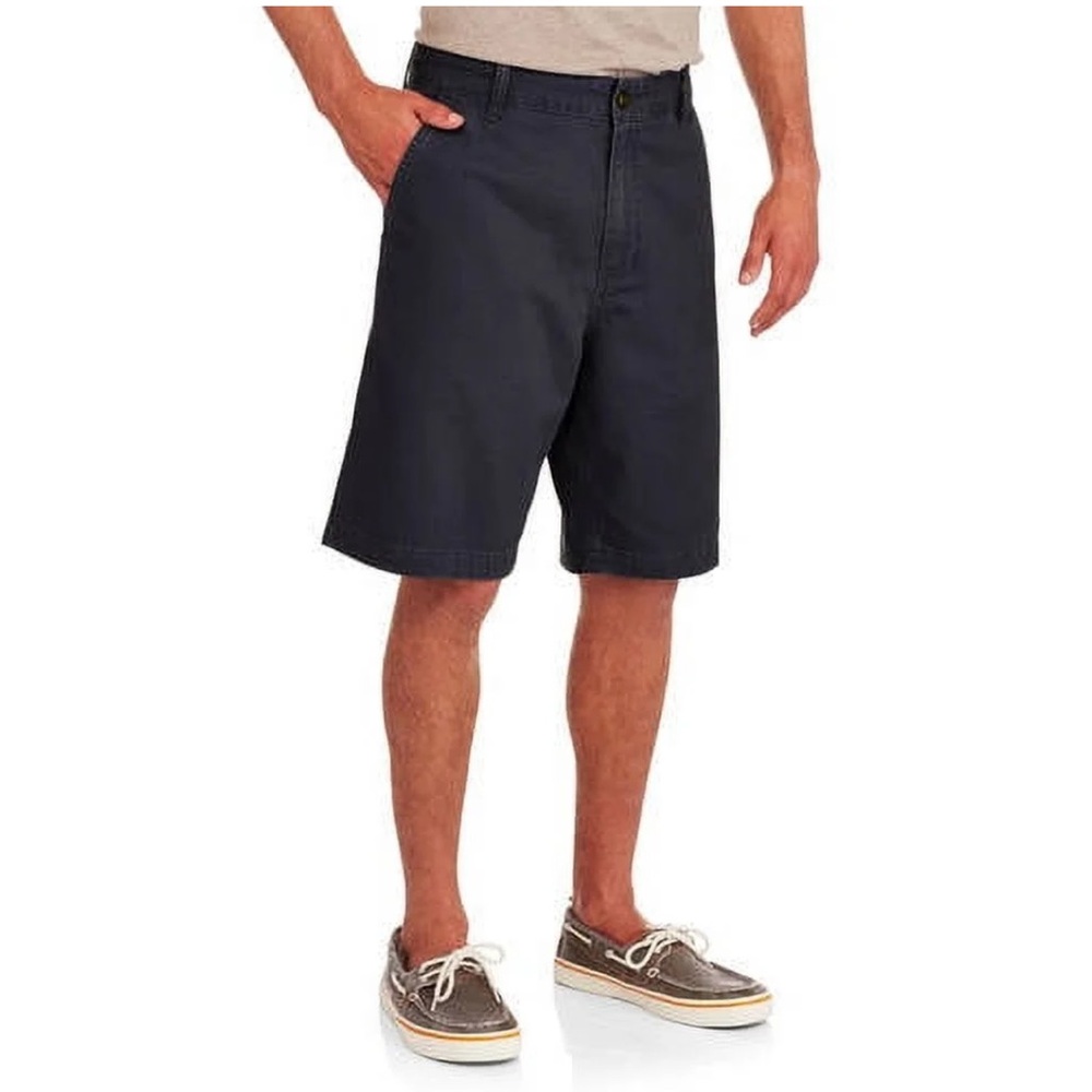Classic Navy Men's Flat Front Shorts